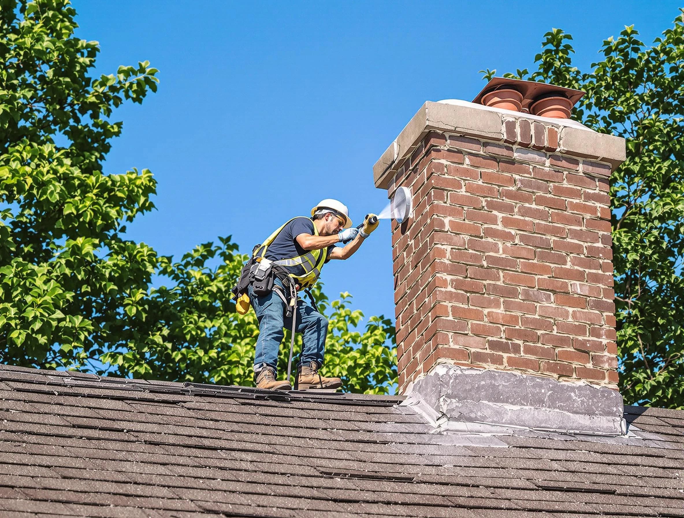 Passaic Chimney Sweep performing an inspection with advanced tools in Passaic, NJ