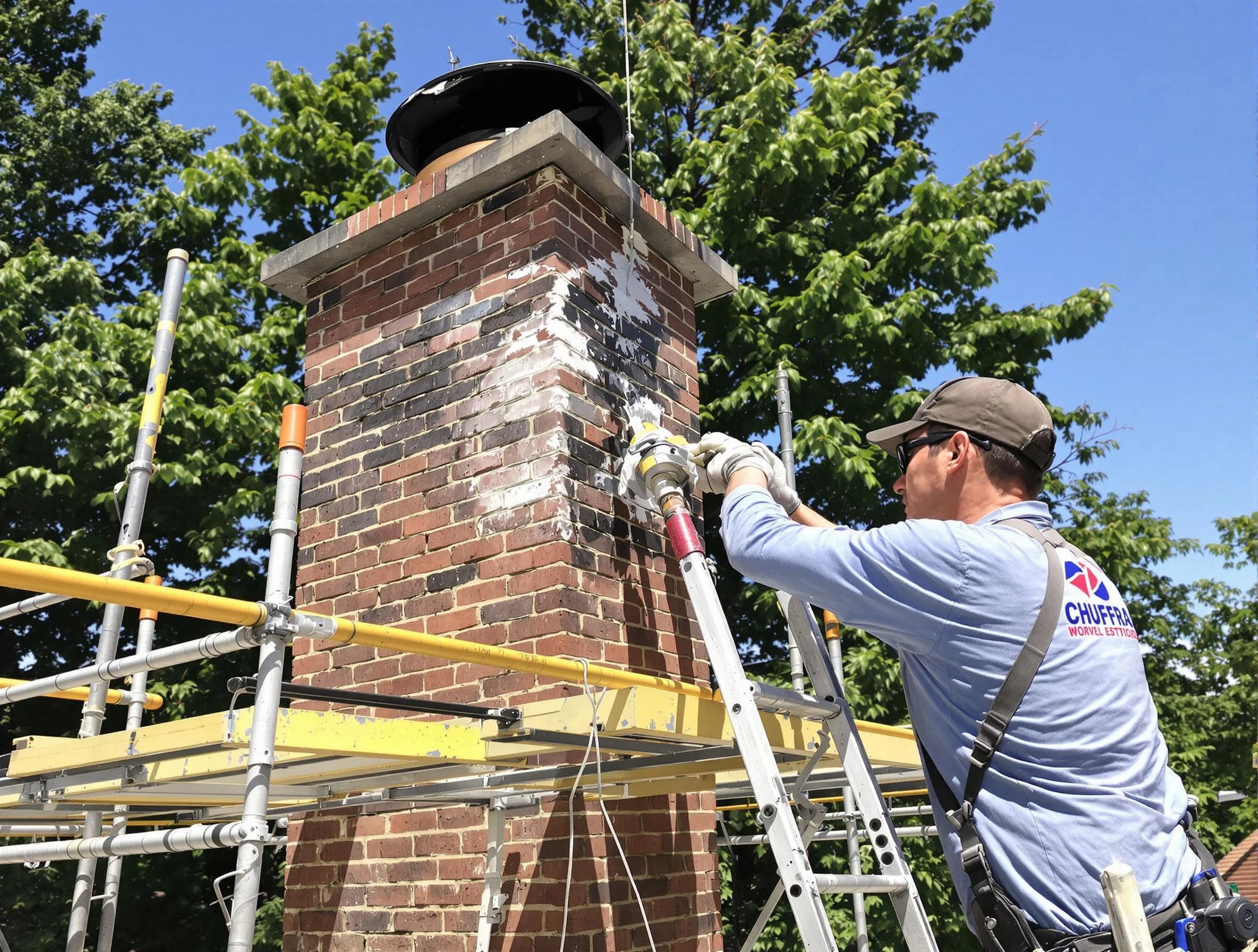 Structural chimney repair by Passaic Chimney Sweep in Passaic, NJ