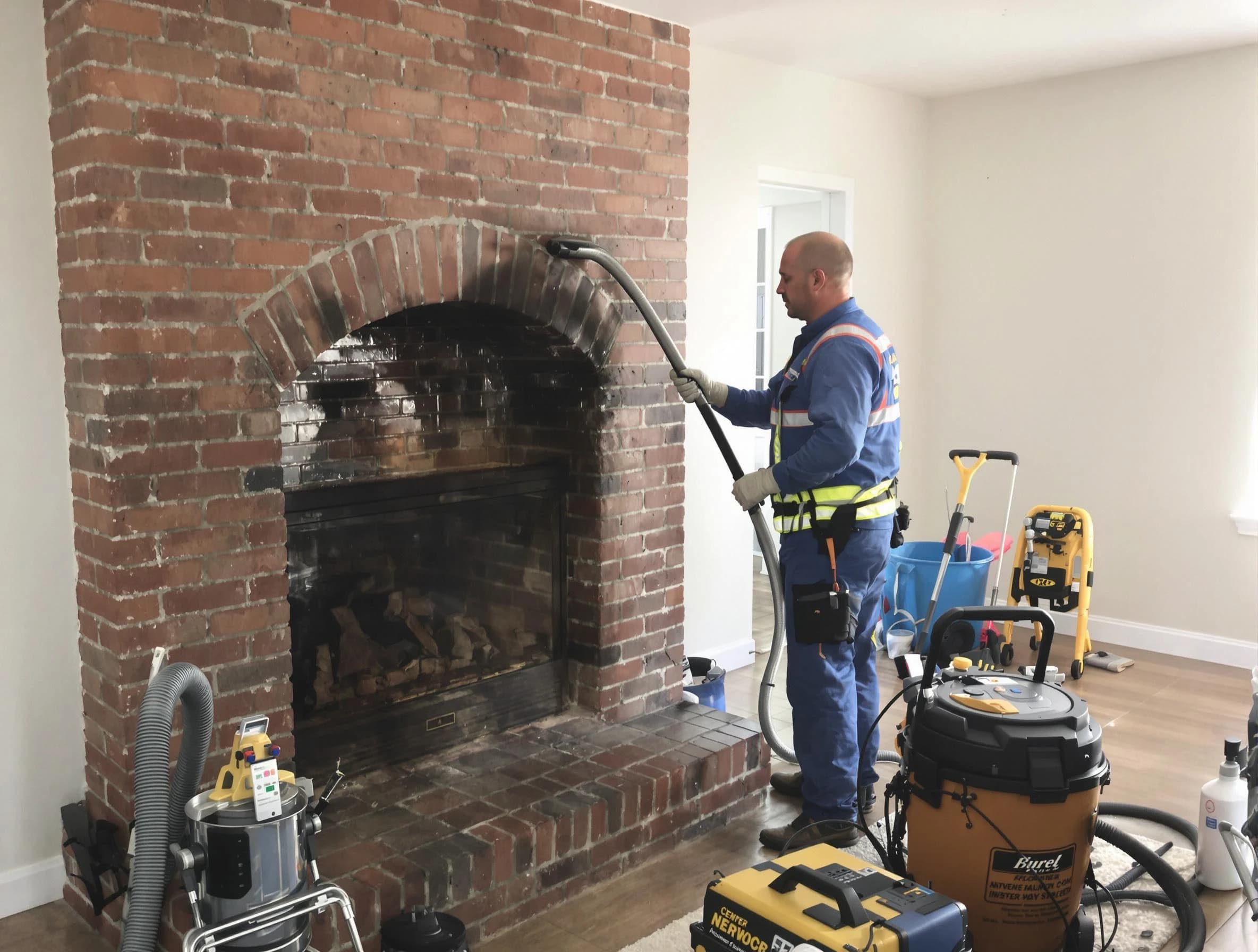 Passaic Chimney Sweep expert performing detailed chimney sweep in Passaic, NJ