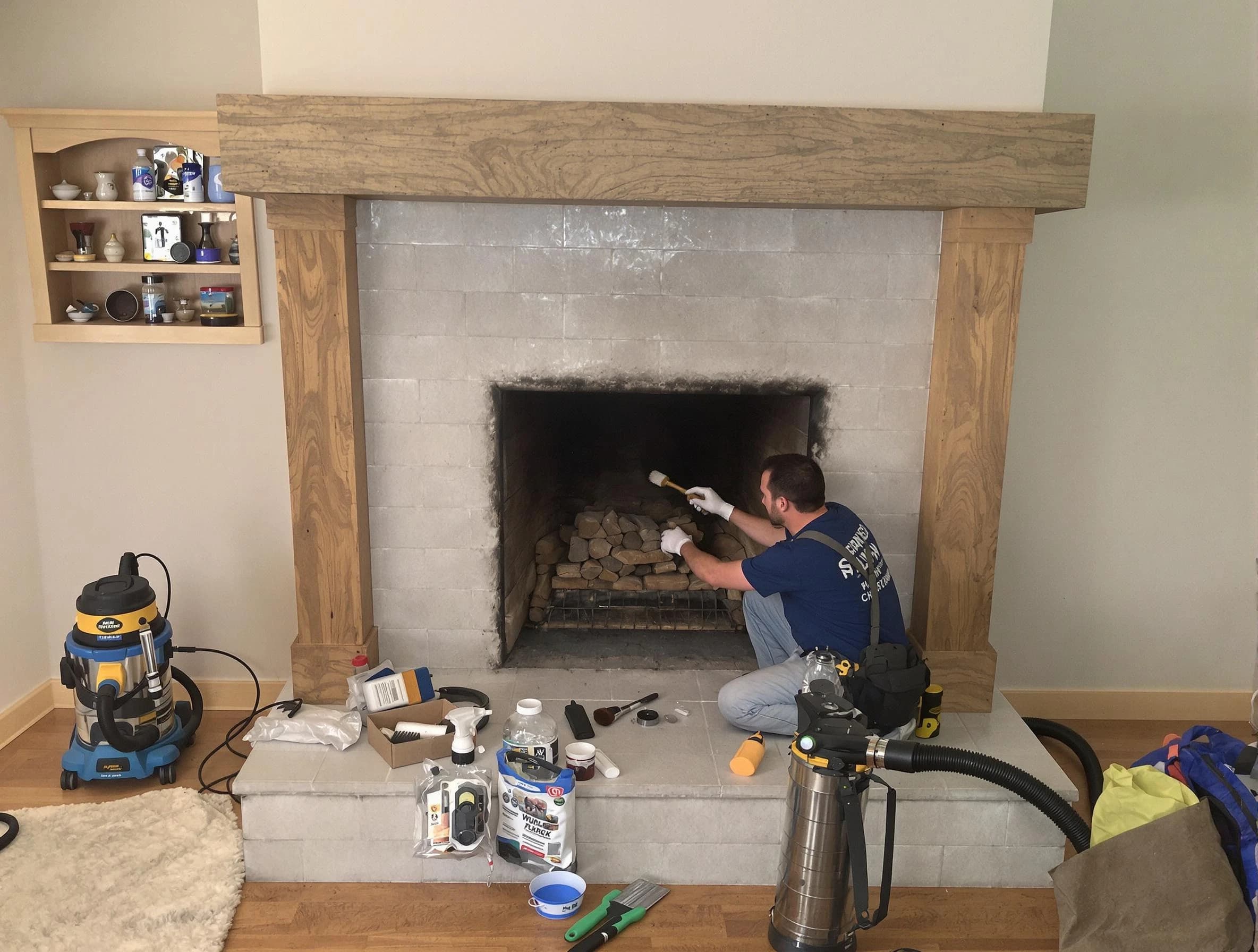 Detailed creosote removal process by Passaic Chimney Sweep in Passaic, NJ