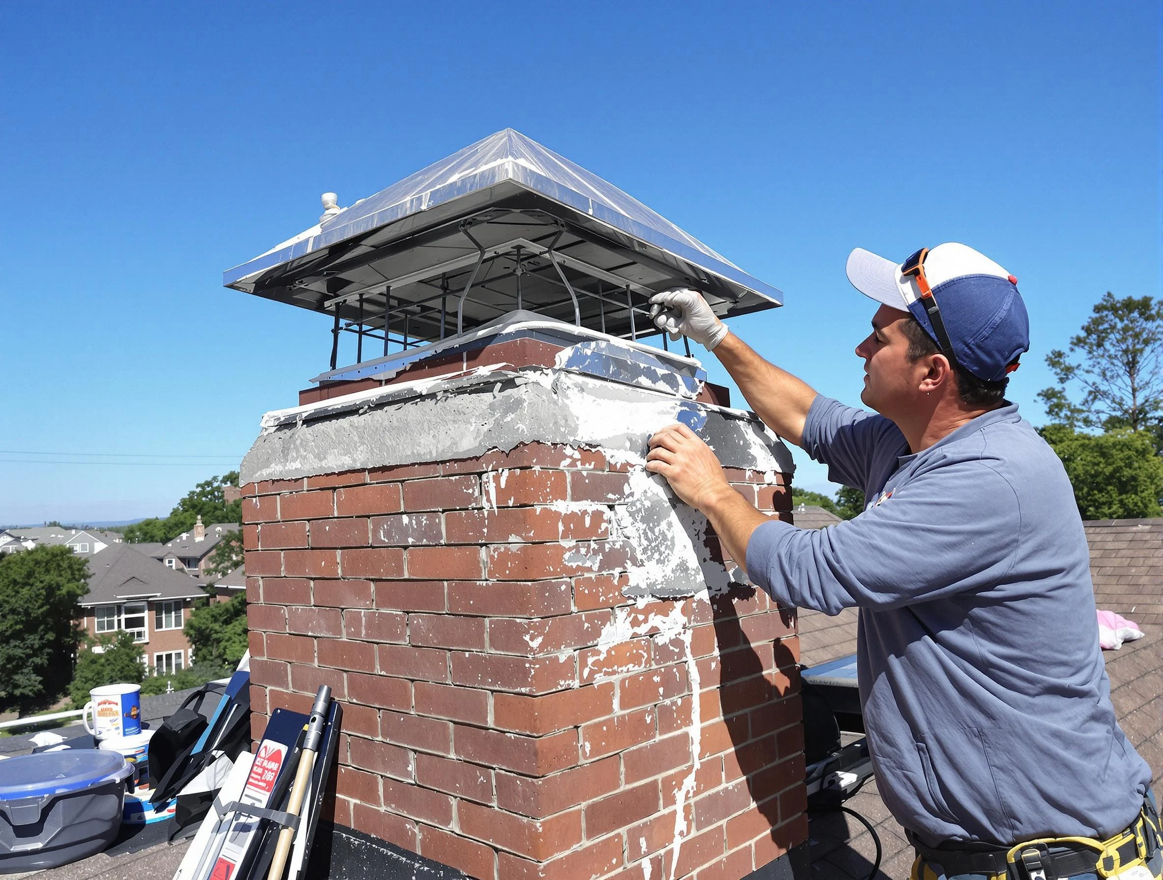Chimney Crown Services service in Passaic, NJ