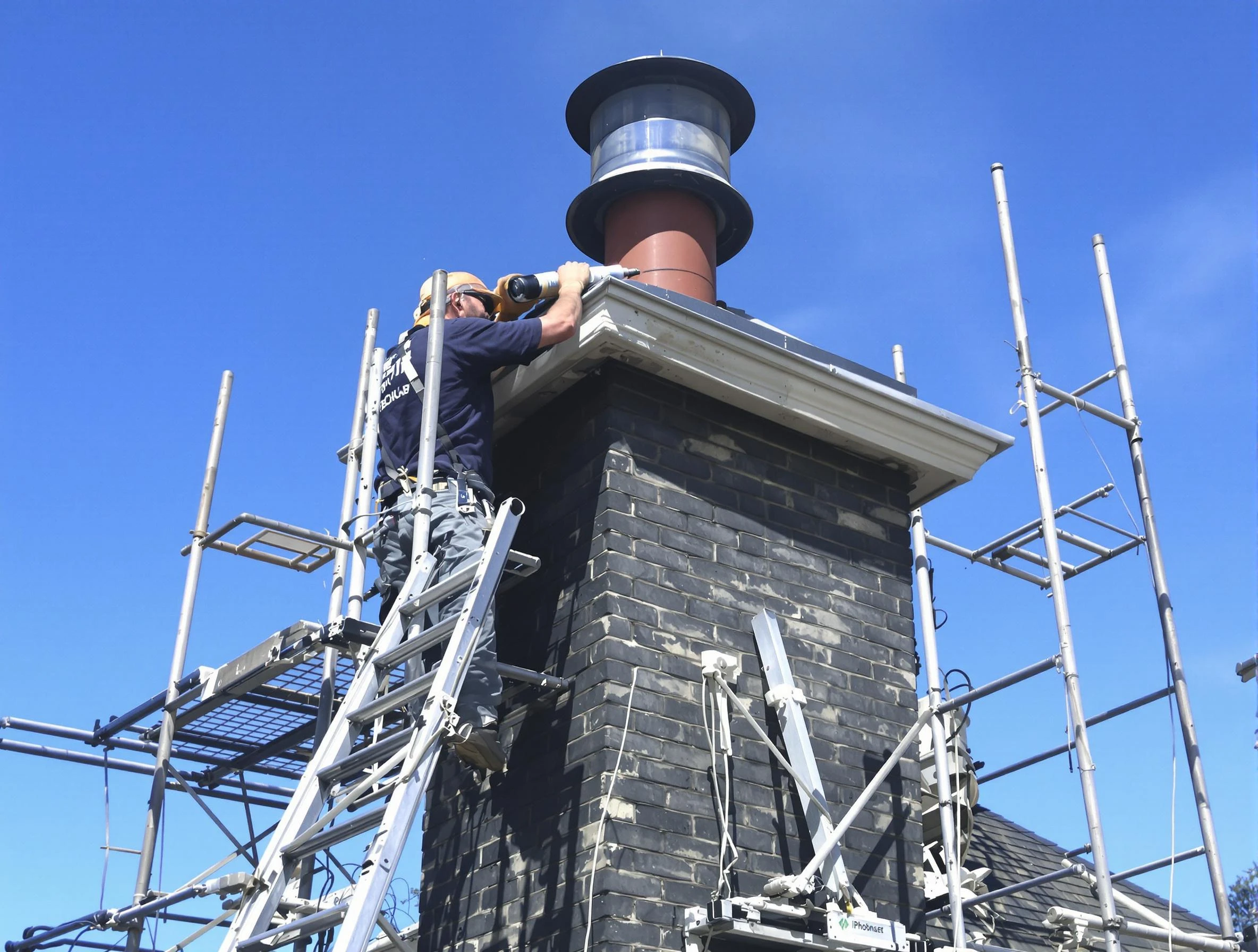 Sturdy chimney crown finished by Passaic Chimney Sweep in Passaic, NJ