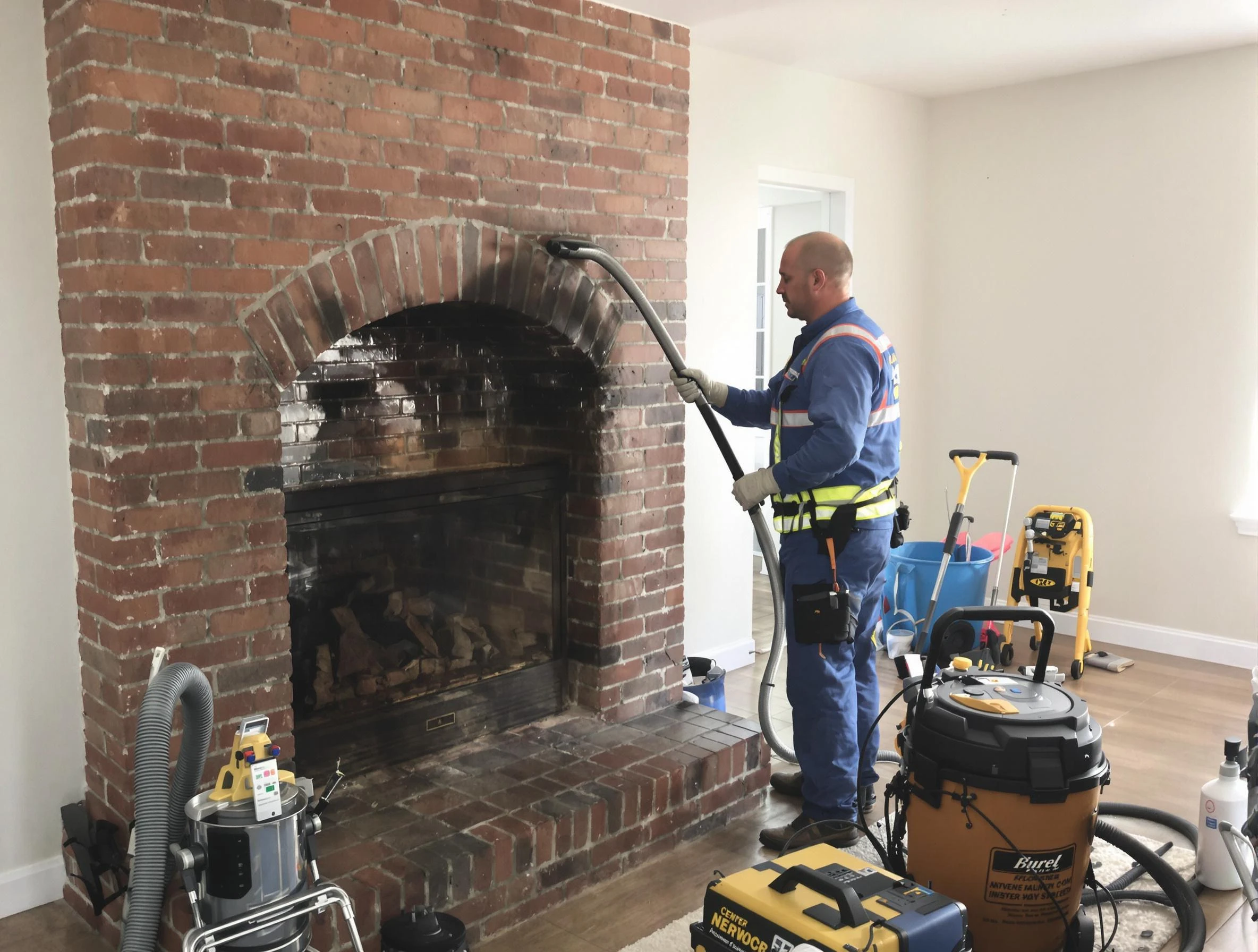 Passaic Chimney Sweep expert performing detailed chimney sweep in Passaic, NJ