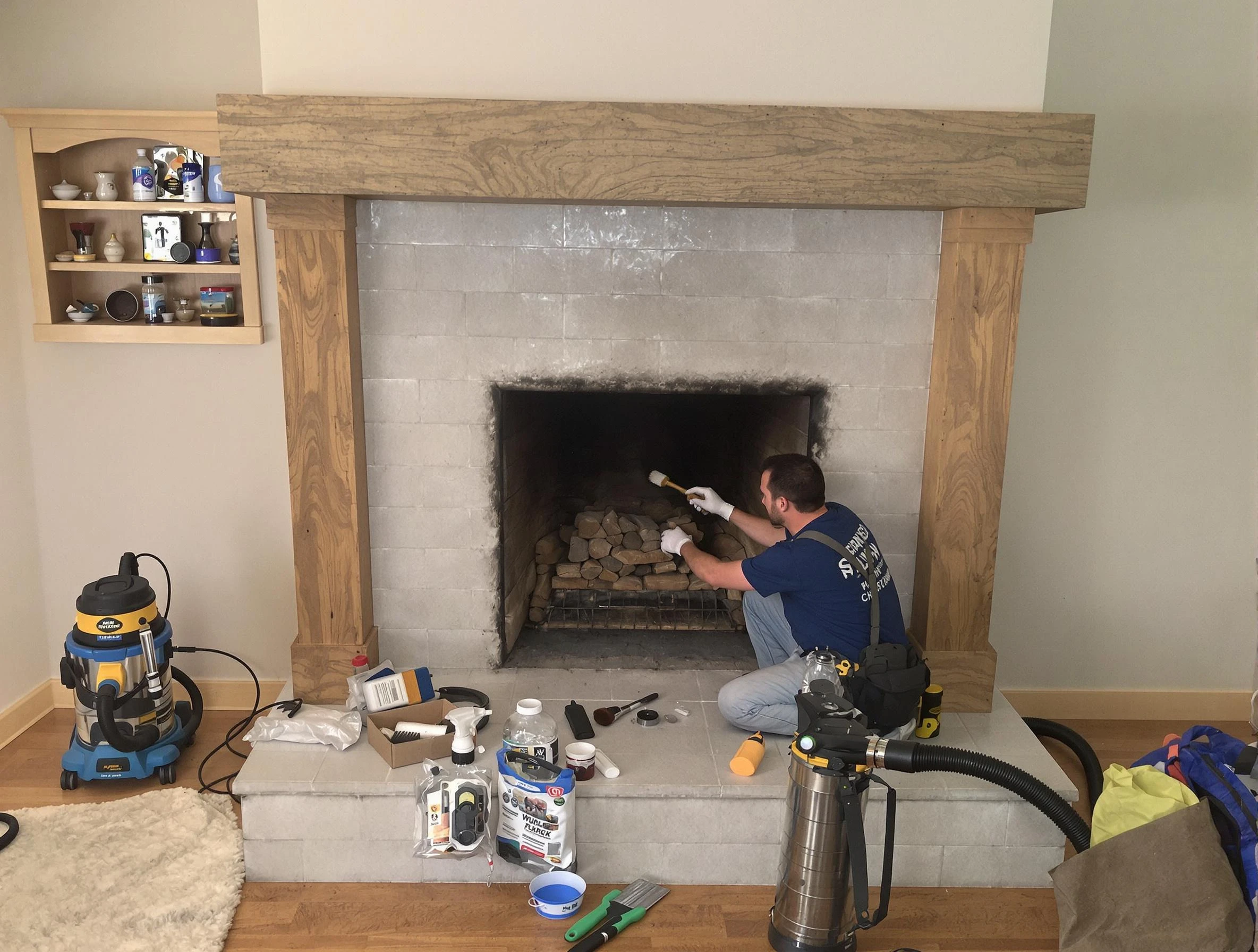 Detailed creosote removal process by Passaic Chimney Sweep in Passaic, NJ